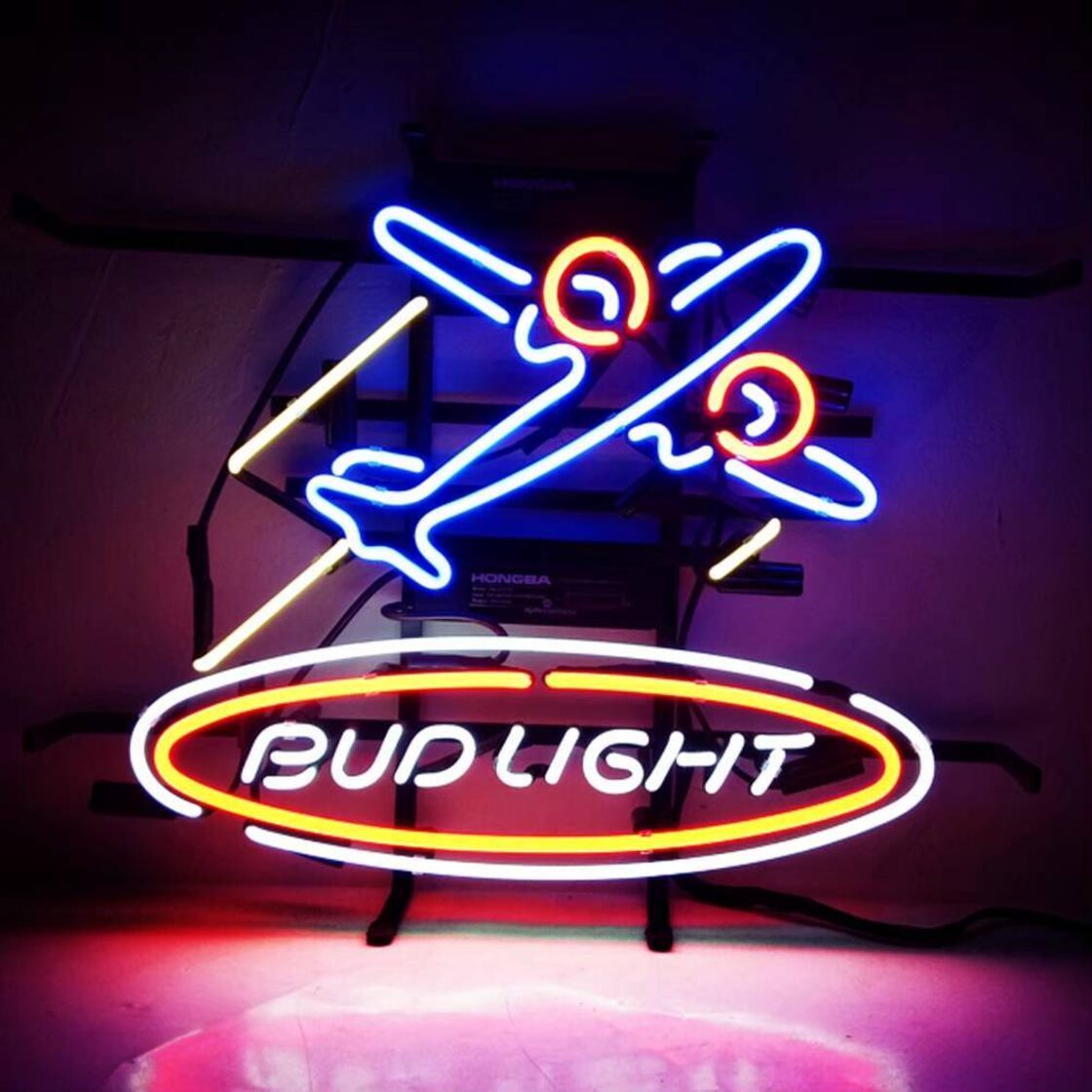 BUD LIGHT バドライト 飛行機 ネオンサイン ネオン看板 オーダーメイド 