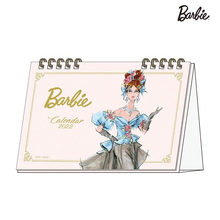 バービー Barbie 2022 CALENDAR S サイズ 卓上カレンダー デスクカレンダー SunStar Stationery  雑貨屋スノーアリッサム