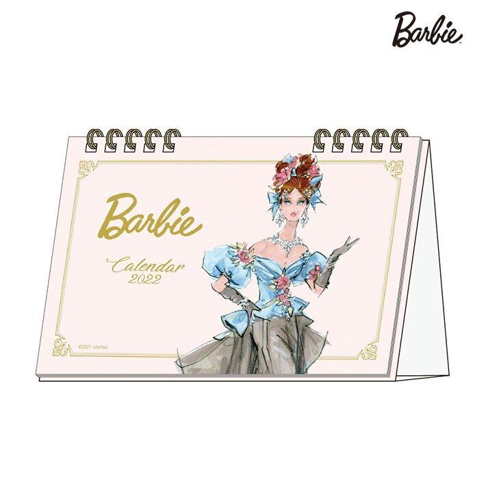 バービー Barbie 22 Calendar S サイズ 卓上カレンダー デスクカレンダー Sunstar Stationery 雑貨屋スノーアリッサム