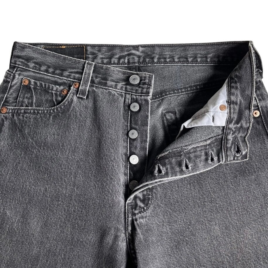 先染めブラックW30L30：90s Levis 501 リーバイス 501 デニム ジーンズ
