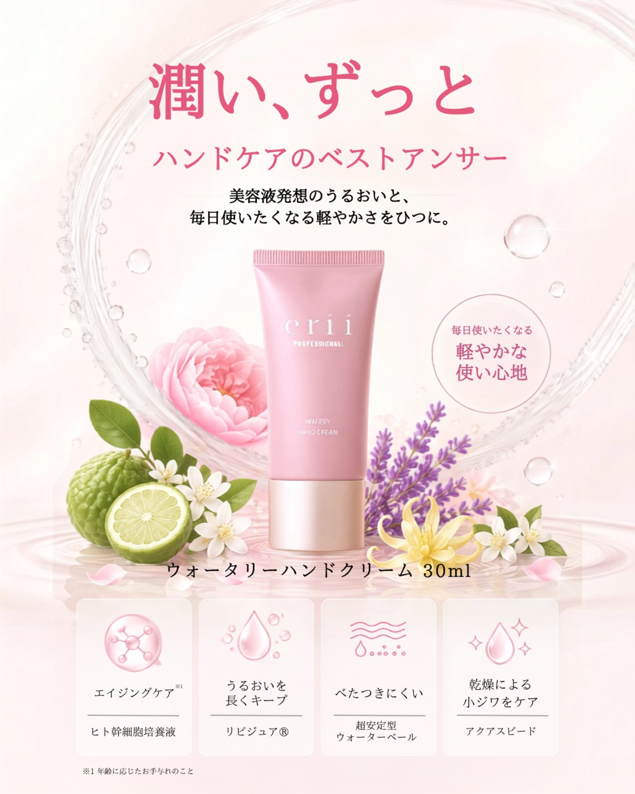 仕草まで美しく　品格ハンドケアセット