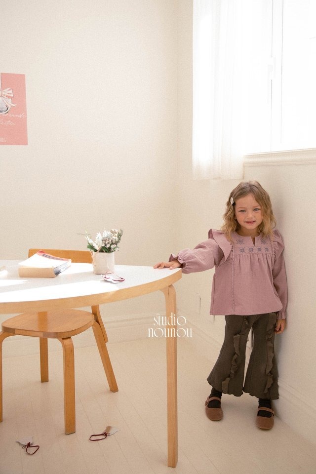 【予約商品】2025 冬 新作 STUDIO NOUNOU スタジオヌヌ 3色展開 アグパンツ