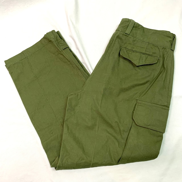 50's NOS FRENCH ARMYM-47 TROUSERS フランス軍 M-47 デッドストック45