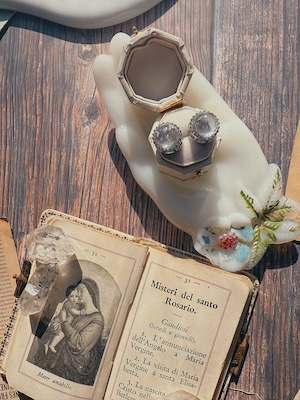 *両耳* 【DROP SUN LIT STUD EARRING／（XX225） 】