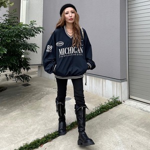 Design ナイロンビッグプルオーバー PO／Navy