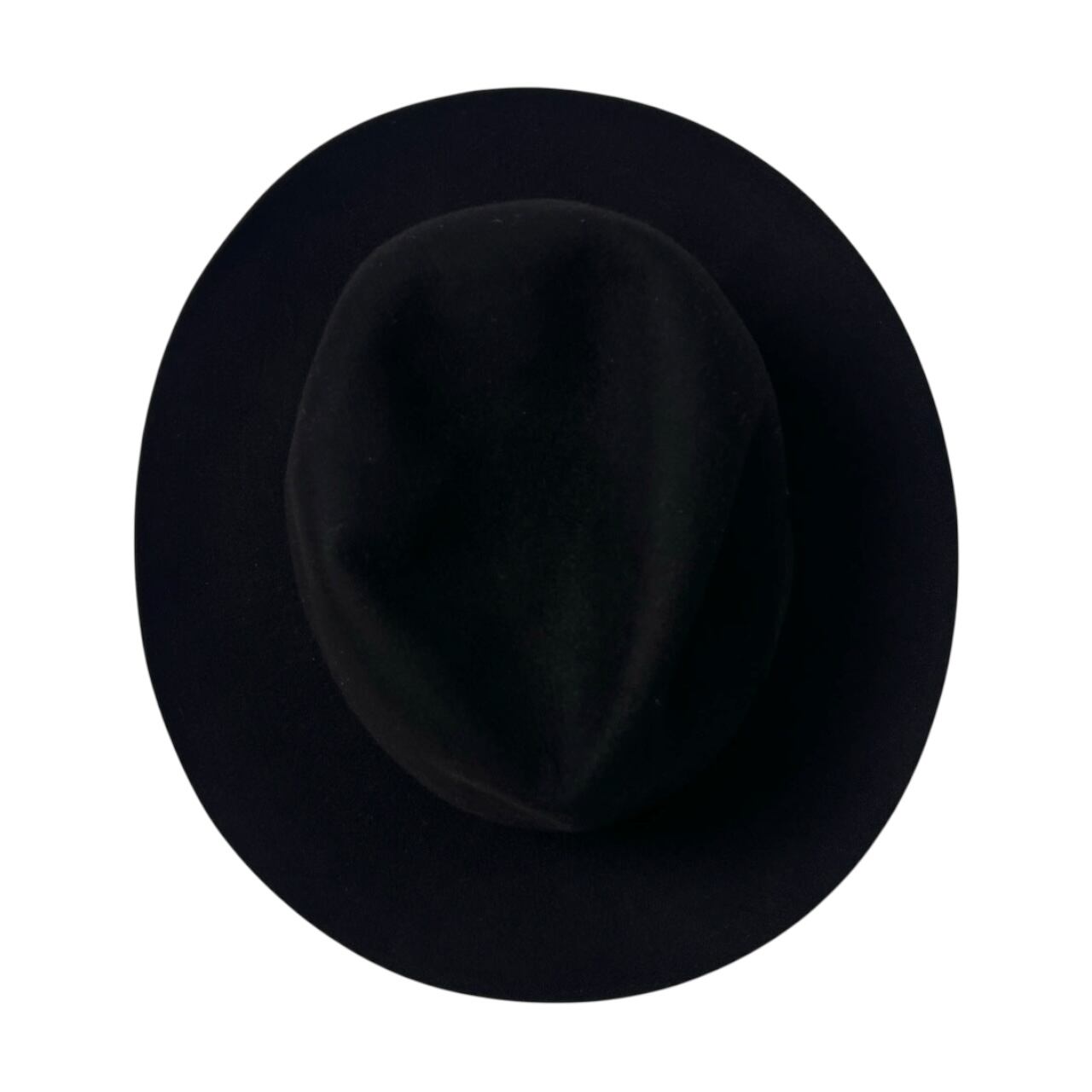 Borsalino ボルサリーノ 中折れ フェルト ハット 7 1/4 /6/59/帽子