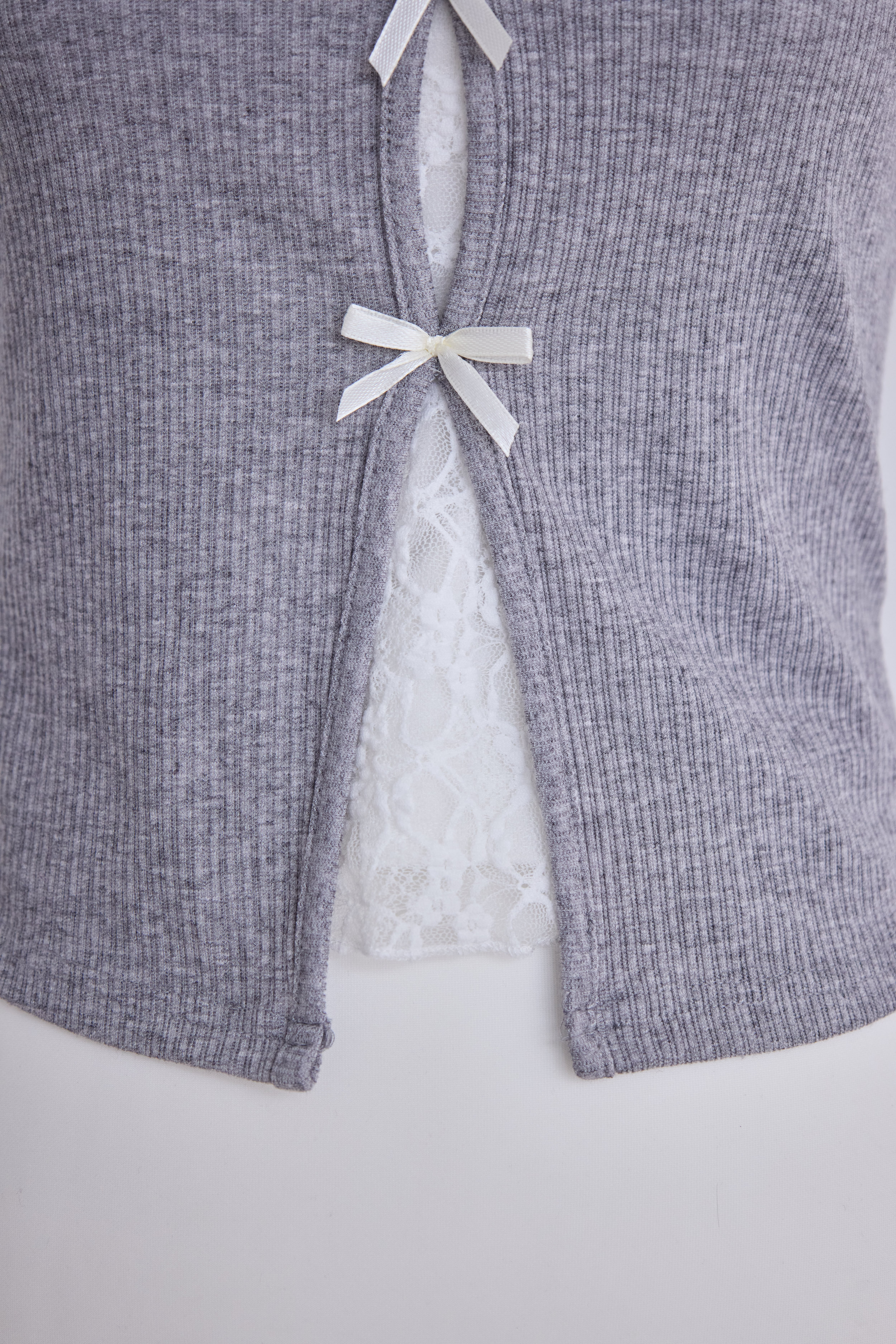 lace layered ribbon tops | Désir et Raison
