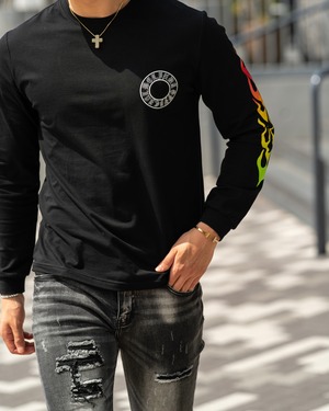 GLITTER RHINE STONE SHIRTS【BB25007】