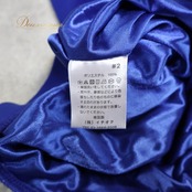 社交ダンス 衣装 ICHIOKU イチオク スカート レッスンウェア ブルー系 伸縮 ストレッチ 練習 レッスン ラインストーン 青 シンプル キラキラ ダンス衣装 イベント ステージ パーティー かわいい 上品 シルバー系