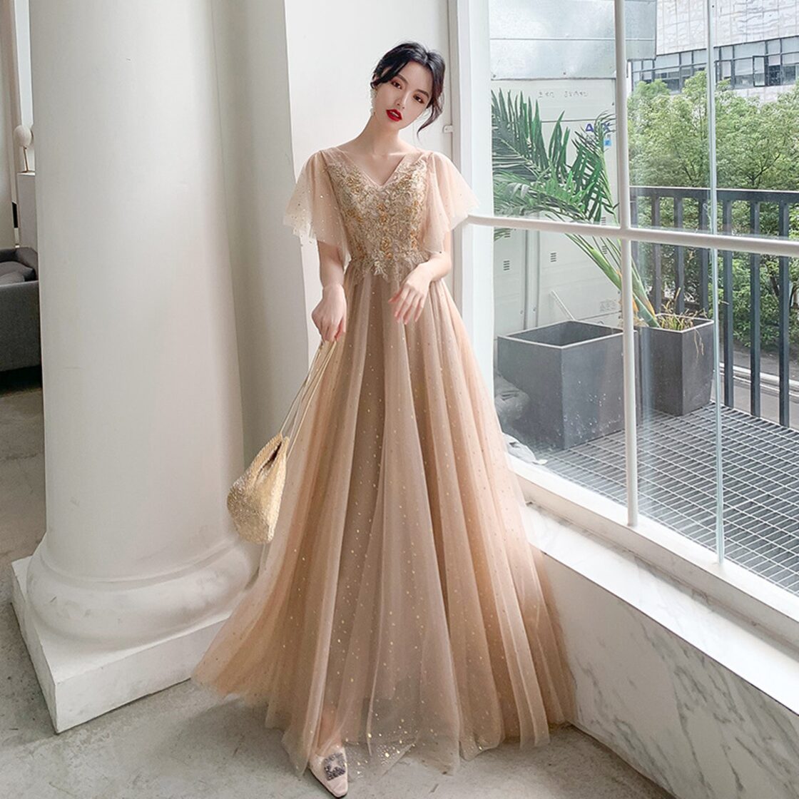 パーティードレス】大きいサイズ パーティードレス 結婚式 ロング丈 
