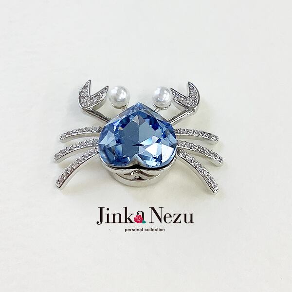 720858 JinkaNezu カニさん マグネットブローチ | JinkaNezu