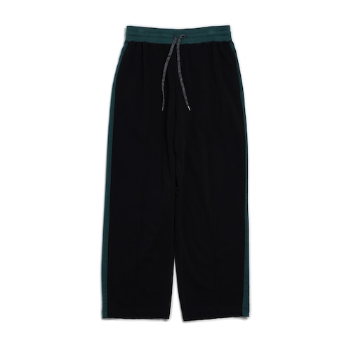 FILL THE BILL WIDE SWEAT LINE PANTS (BLACK×GREEN)