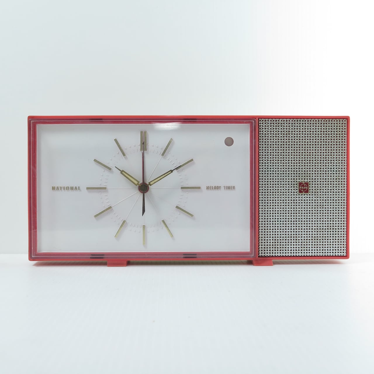 ナショナル 70's 昭和レトロな置時計 オルゴール付き | Monogokoro