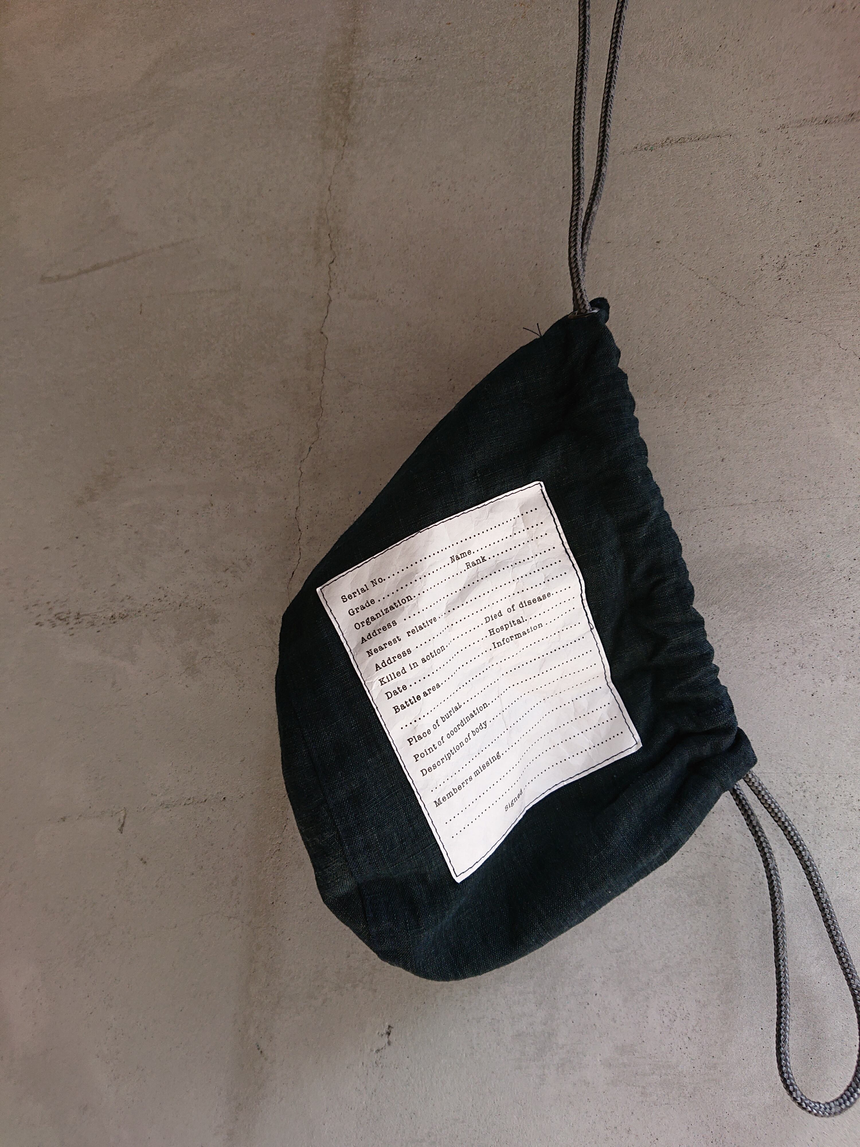 バッグ BAA COSTUME EFFECTS BAG VINTAGE DENIM バッグ BAA COSTUME EFFECTS BAG VINTAGE DENIM BAA COSTUME MFG.