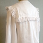 70s sailor collar lace  blouse