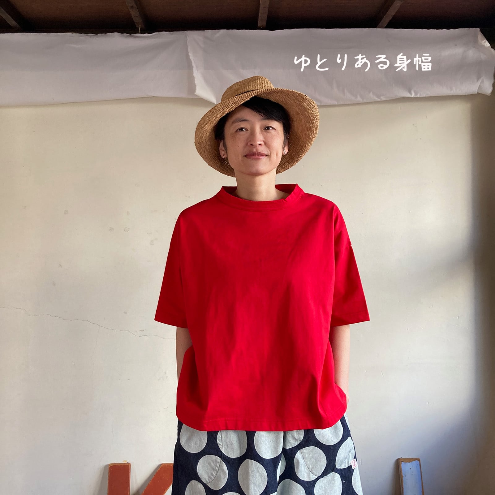 首まわりしっかり五分袖Tシャツ Girl'sTシャツ 62C42 サイズF | 快晴堂