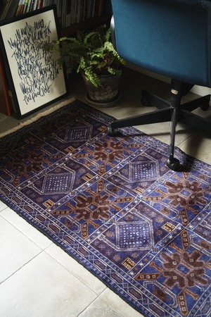 1323-Vintage Balucg rug