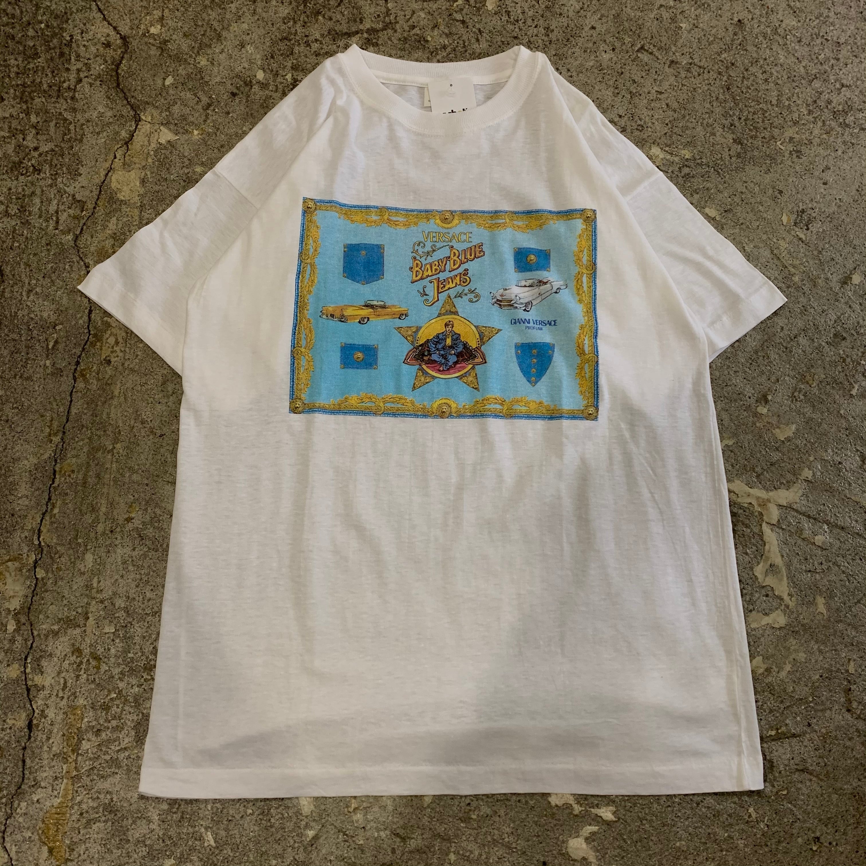 90s Versace "Baby Blue jeans" T-shirt | What'z up