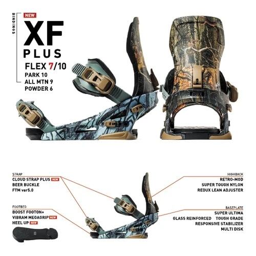 FLUX 26/27 『 XF PLUS - BLACK 』 スノーボード バインディング