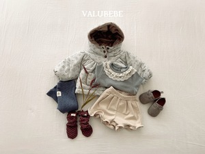 【予約/特典】valu bebe / Blanc Shirred Hooded Jumper