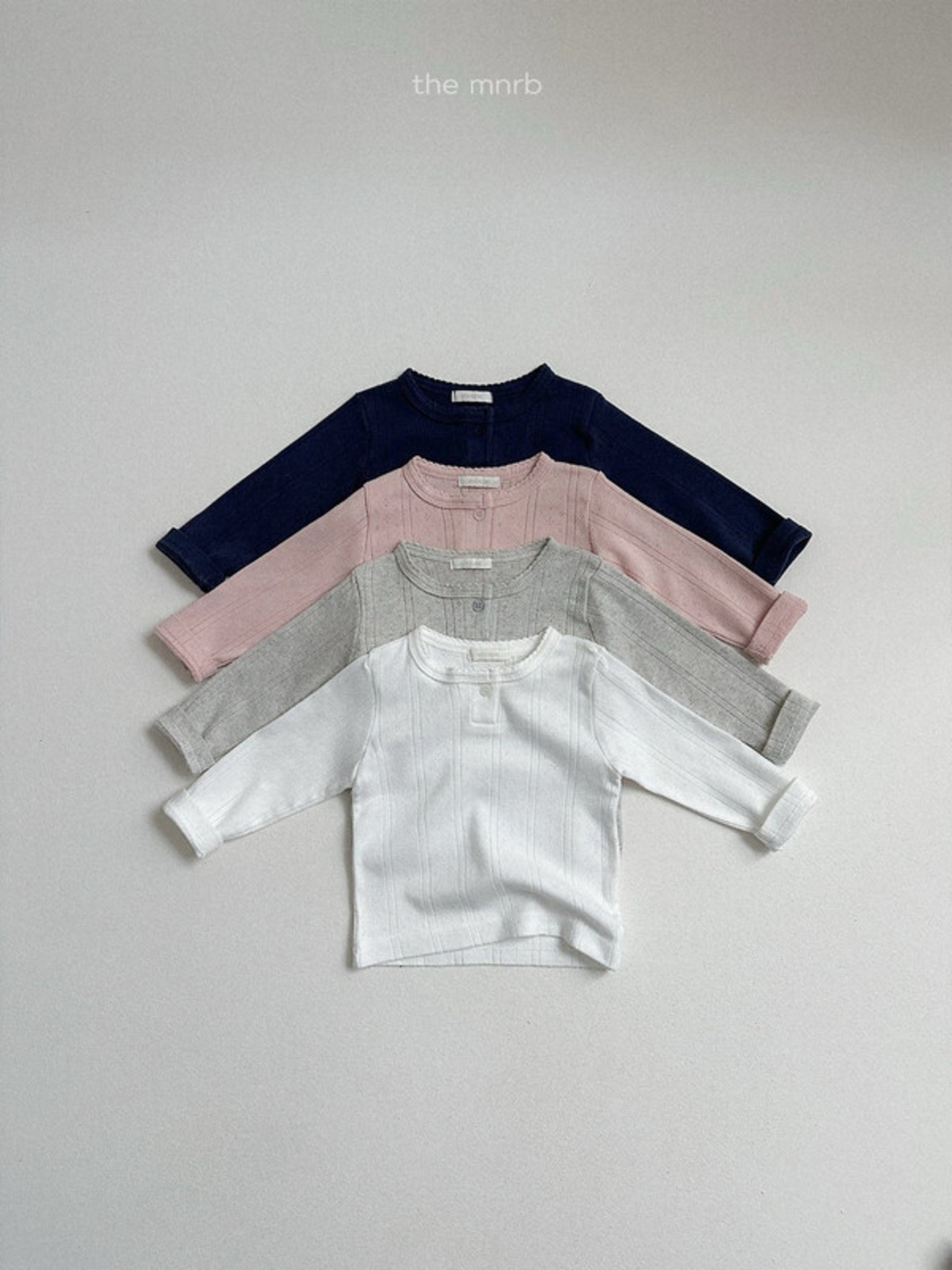 【取寄/韓国直送】minirobe 26/AT カイルボタンTシャツ|秋服|韓国子供服