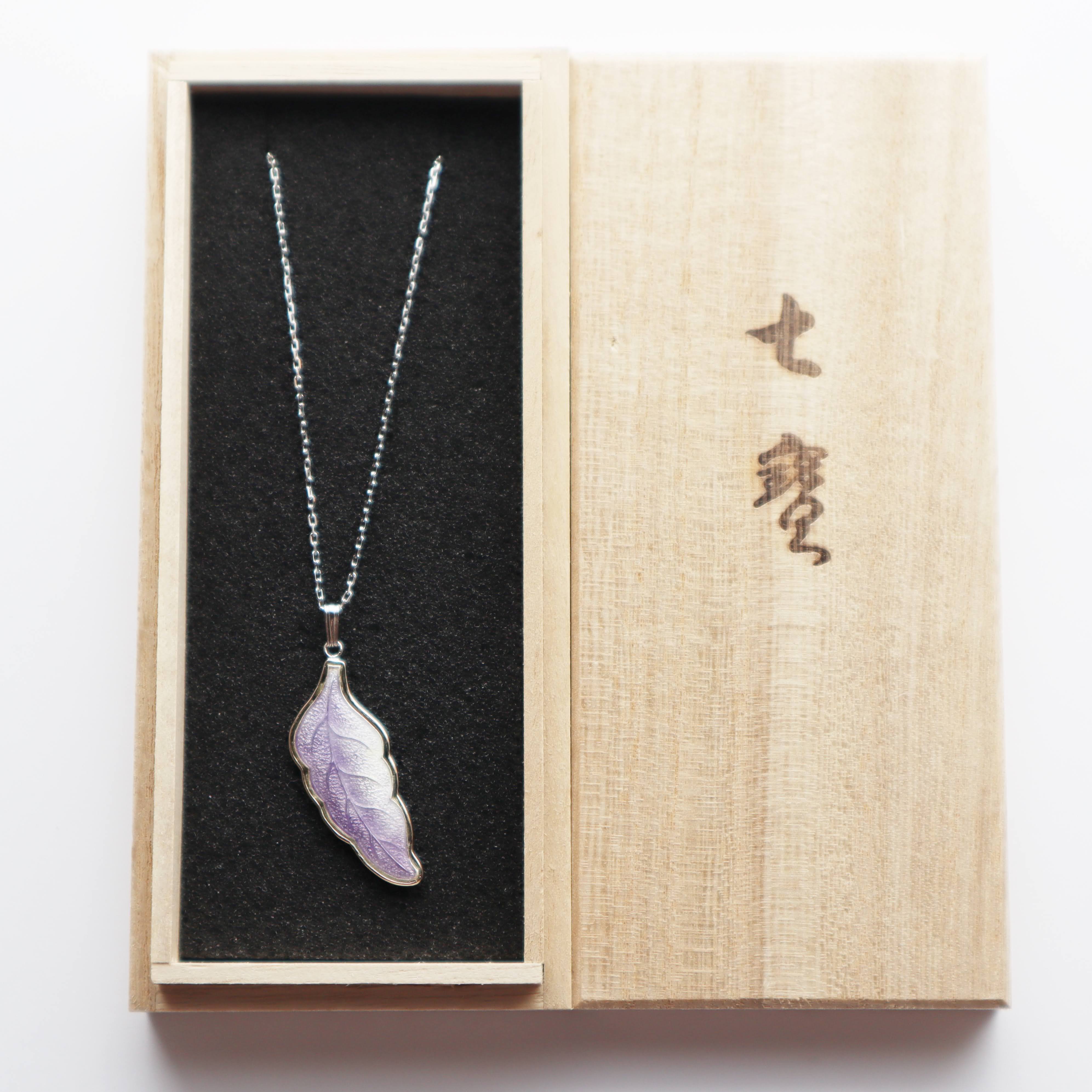 羽根 七宝焼のペンダント 純銀胎七宝 | 太田七宝 WEB SHOP