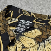 ethnic pattern sheer shirt