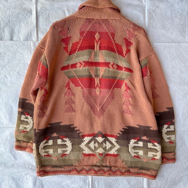 Ralph Lauren Country コットンハンドニット 80s 画像2