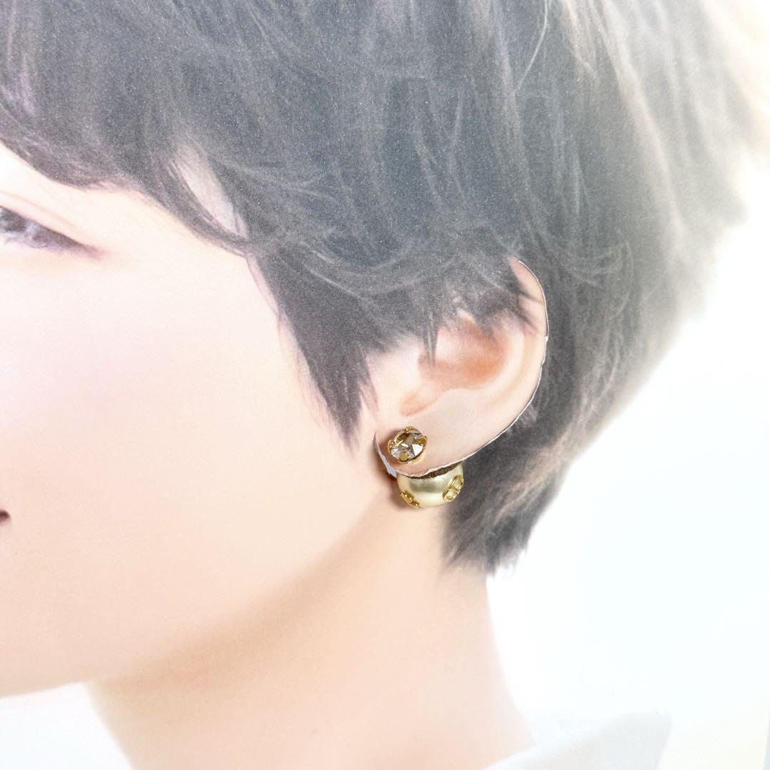 超美品】ディオール レディース トライバルズ アシンメトリー ピアス  