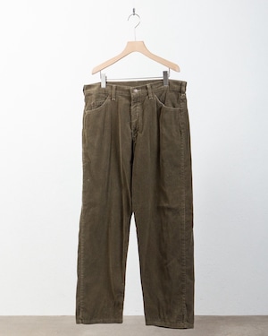 "Levi's" 565 baggy silhouette corduroy trousers / Made In USA / COLOR:KHAKI