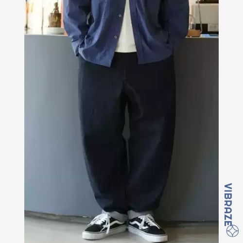 ワイドレッグテーパードパンツ vi1081