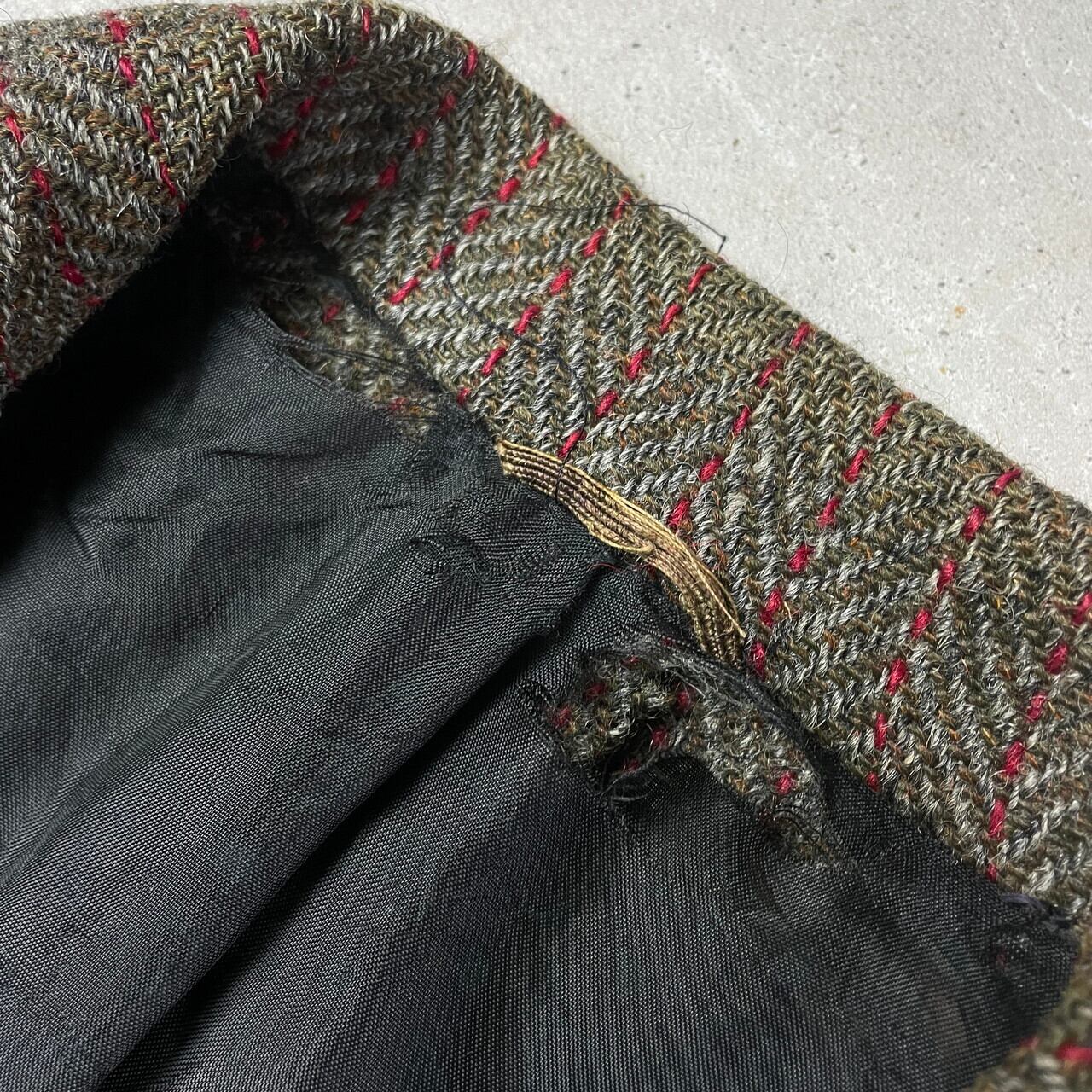 60年代 HARRIS TWEED ハリスツイード ウールテーラードジャケット