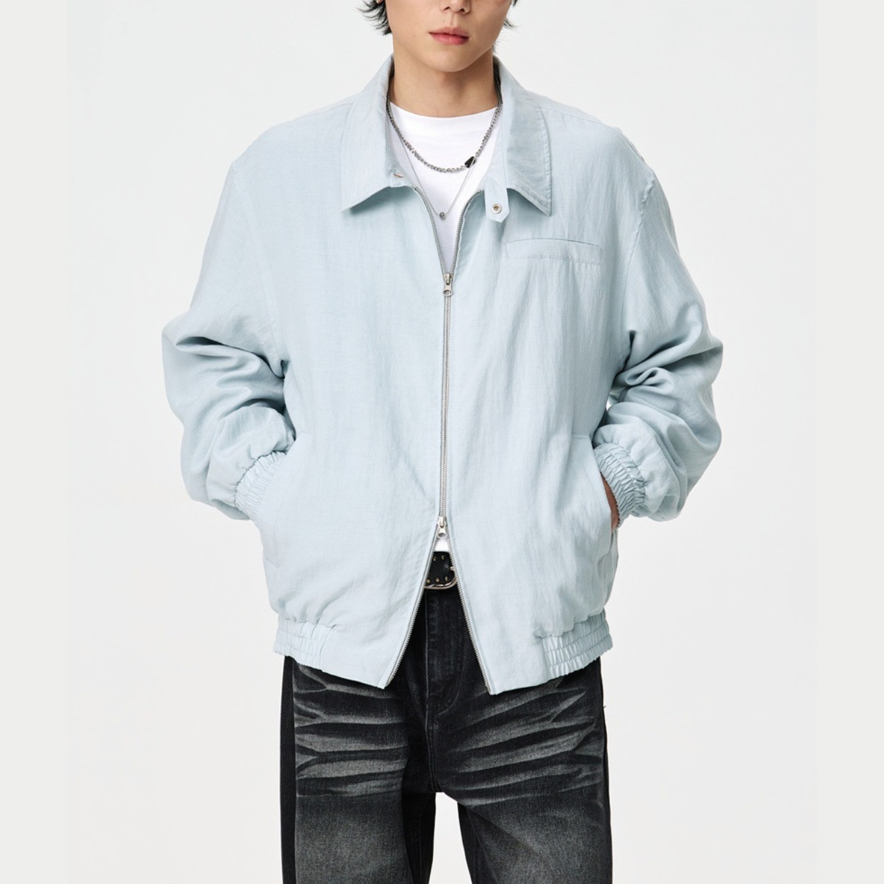 【Easy Layer】ライトブルゾン　TB2068・画像2