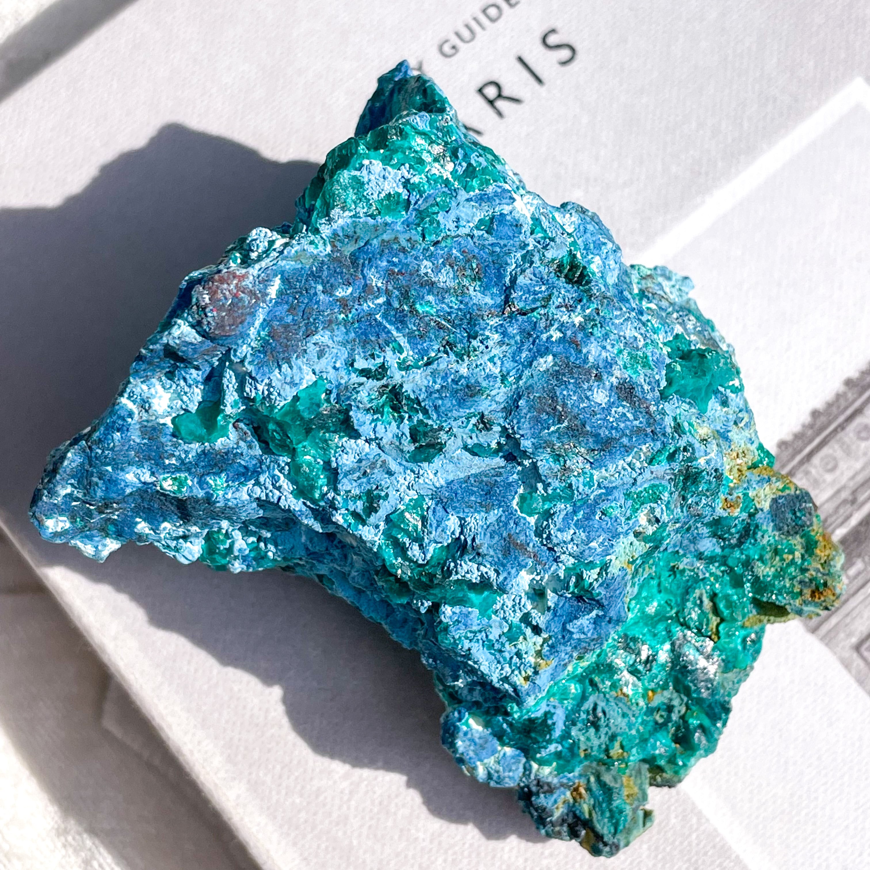 ハイクオリティ ダイオプテーズ クリソコラ 共生 鉱物 標本 原石 ハイクオリティ ダイオプテーズ クリソコラ 共生 鉱物 標本 原石 ハイ