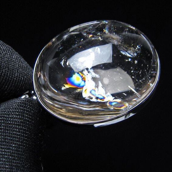 アイリスクォーツ 水晶 ペンダント 虹入り おまかせ便 一点物 112-14171