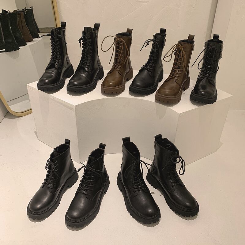 ブーツオータムウィンターレッドスタンダードレースカジュアルショート レトロ 靴 シューズ 秋物 冬物 フェイクシューズ40180850885