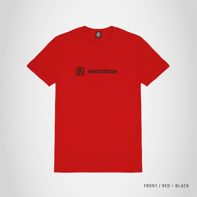 RADIOBOOK オリジナルロゴTシャツ レッド