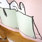 【受注生産】 のれん PEANUTS テント 幅85×丈90cm 93880