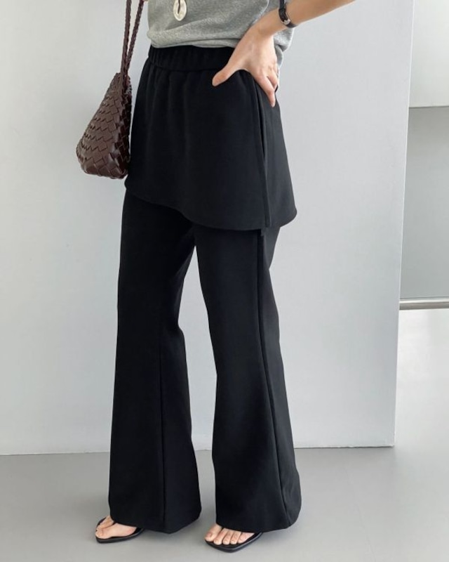 Layered Slit Pants