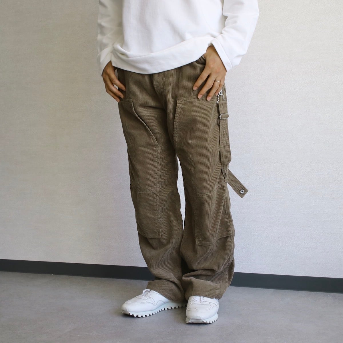 【SUNDAY WORKS サンデーワークス】CORDUROY DOUBLE KNEE PANTS コーデュロイダブルニーパンツ SW211001  (2COLORS) | VERSTECK powered by BASE
