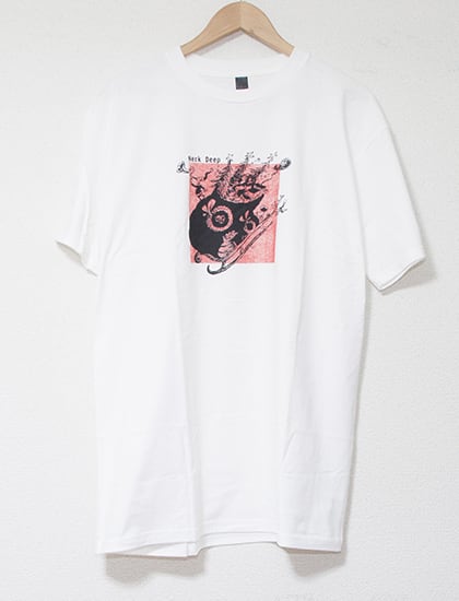 【NECK DEEP】Holiday T-Shirts (White)