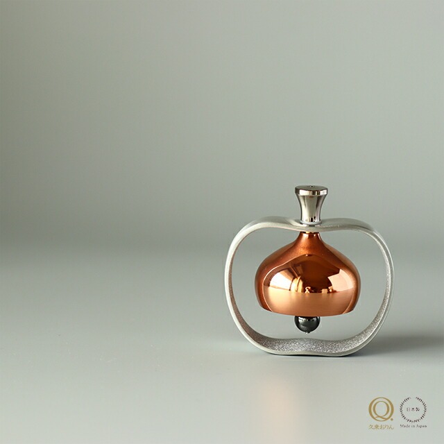 卓上りん りんごりん - 久乗おりん 【 おりん 風鈴 銅合金 風りん 邪気 祓い 浄化 山口久乗 久乗 1/ｆゆらぎ 卓上りん 】