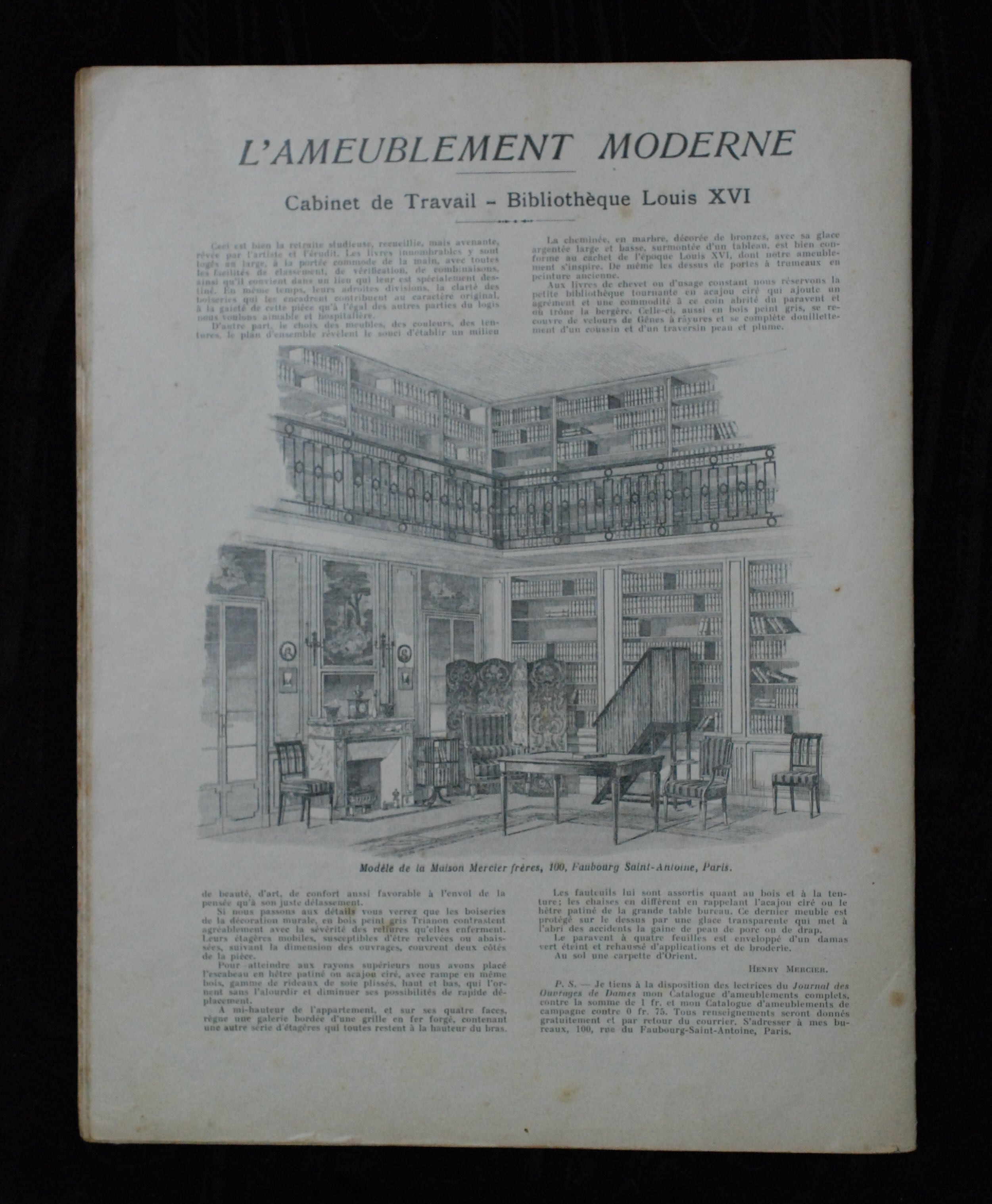 journey small A Dames de Ouvrages des アンティーク雑誌　Journal back issue original This ✨ 1909 Paris, - time in 洋書