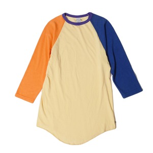 made in USA    raglan 3/4sleeve  panel  pullover tops