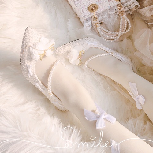 ✞✝✞ リボンヒール きれいめ☆ハート 靴 シューズ ピンク ハイヒール ✞✝✞ゴスロリ SM ミリ 甘ロリ クラロリ 和ロリ エレガント 黒ロリ 姫ロリ 華ロリ DD-DD2265576