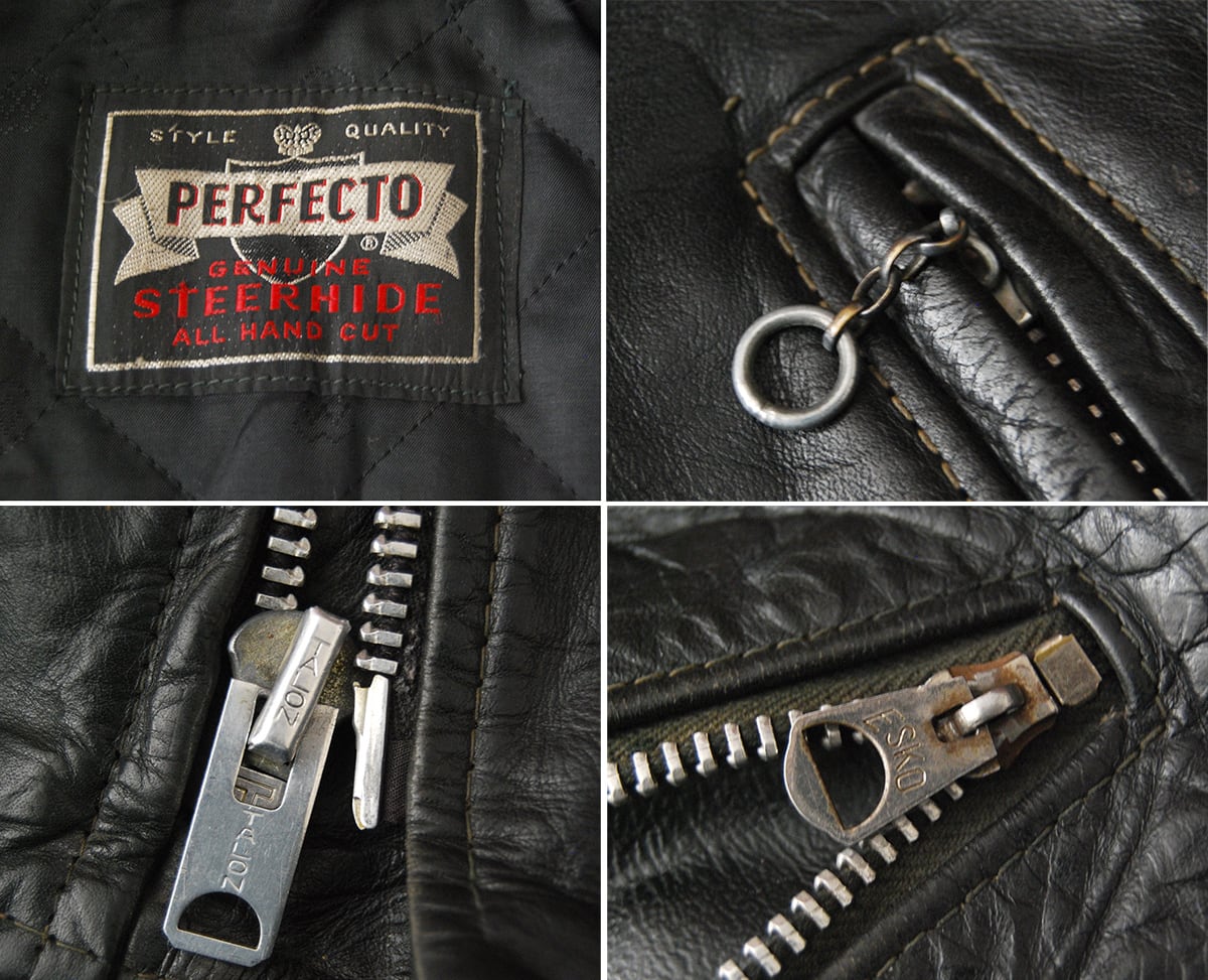 Schott Perfecto シングルライダース 36 クリーニング済み 中古・古着通販】PERFECTO by Schott (パーフェクト バイ ショット