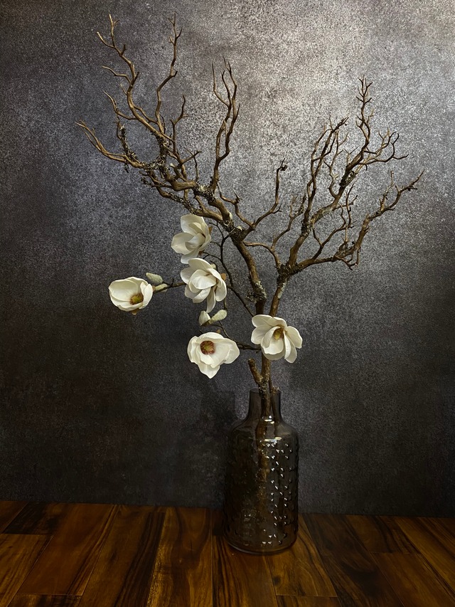 光触媒造花　マグノリア-Magnolia- 新品1本