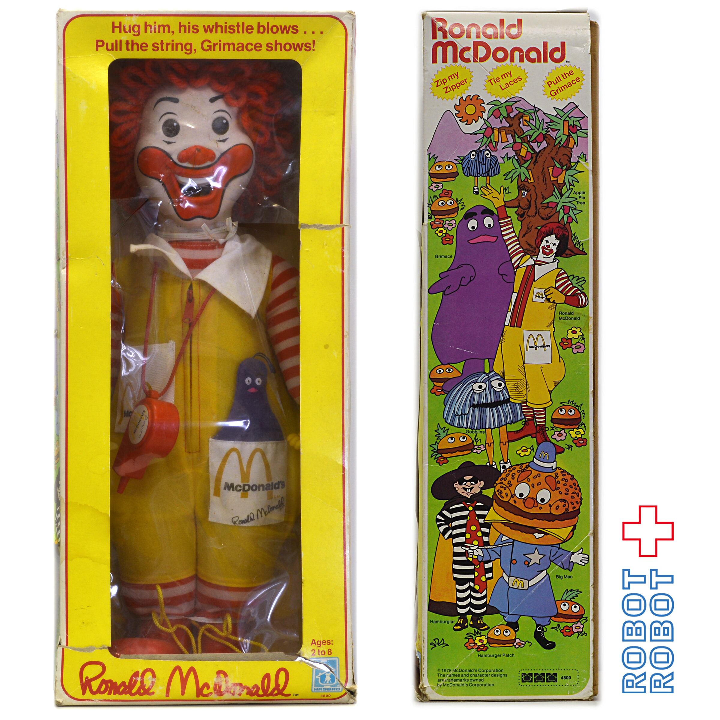 マクドナルド ハズブロ 人形 ドール 笛吹き hasbro ロナルド 2体セット