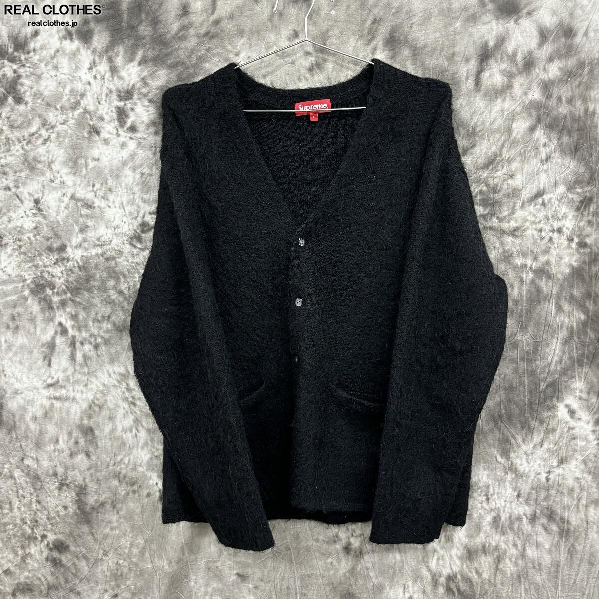 20AW Supreme モヘアカーディガン 黒L ours 張り切っ モーガン蔵人