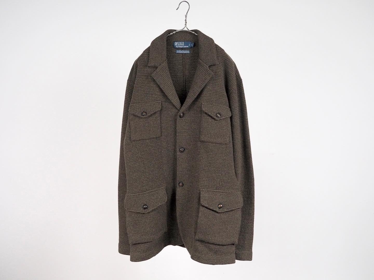 Polo by Ralph Lauren Cashmere blend knit jacket L